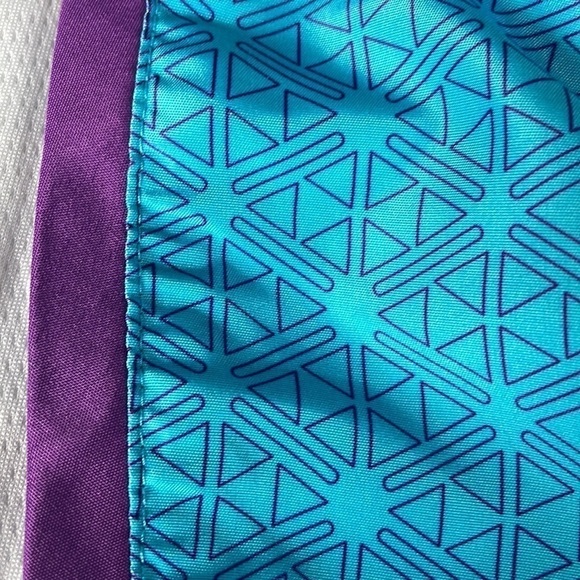 DANSKIN Now Blue Purple and White Athletic Shorts - Picture 10 of 11